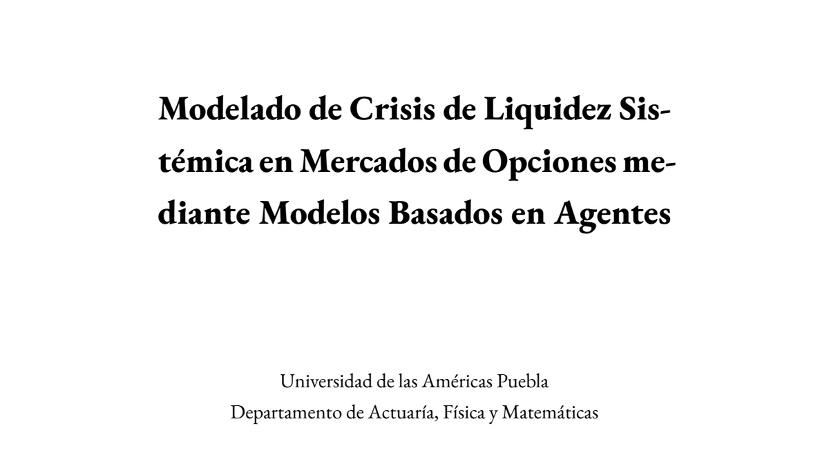 Preview of the systemic liquidity-crisis agent-based model
